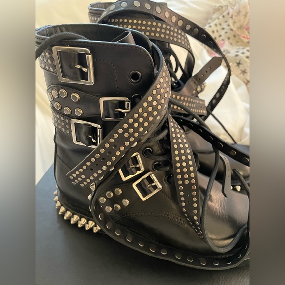 💥RARE SAINT LAURENT CONBAT BOOTS💥 - Picture 3 of 4